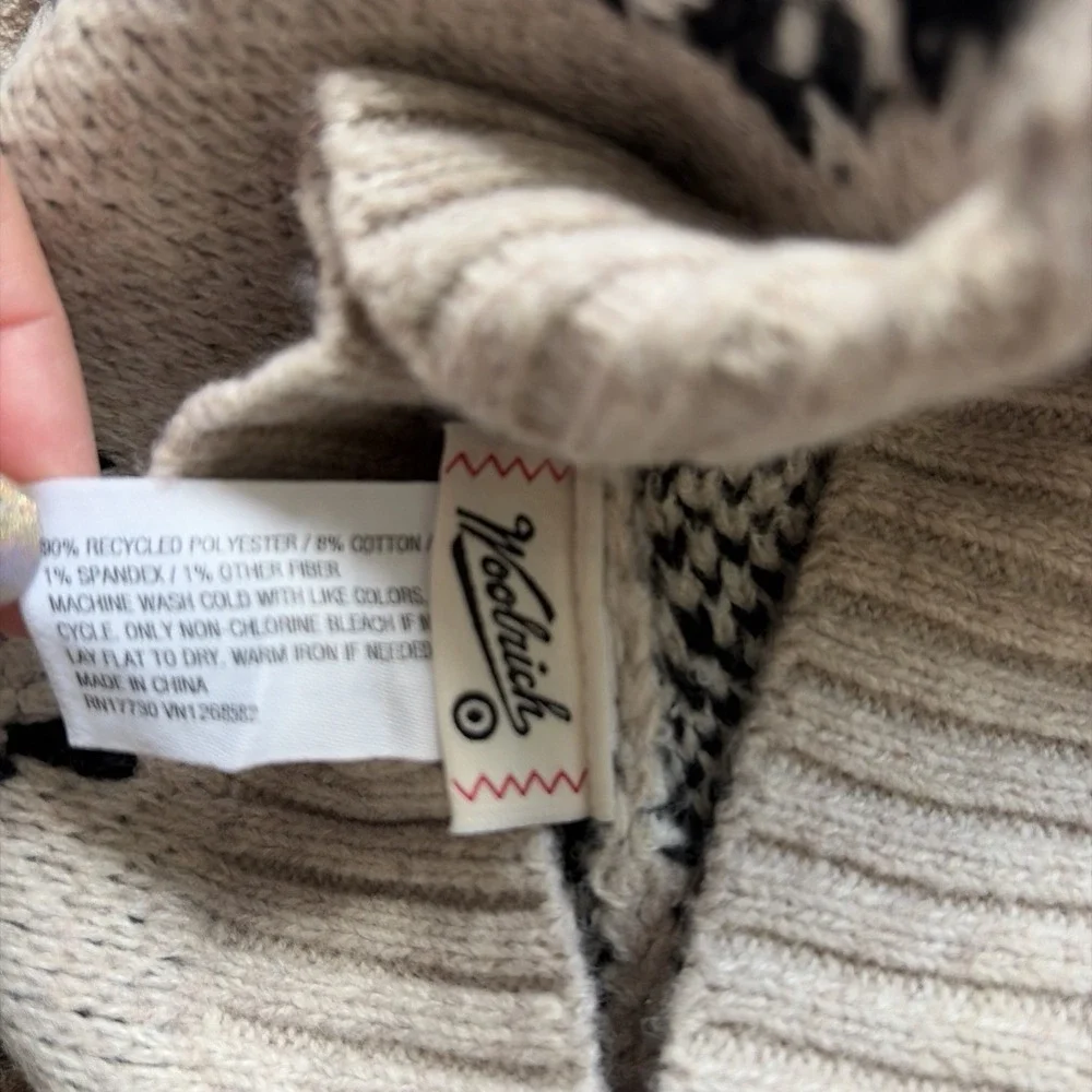 Adult Sheep Print Beanie - Woolrich x Target Taupe - Exclusive Hat - New